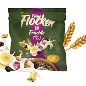 HELLMA Muesli aux fruits bio, en sachet portion de 45 g