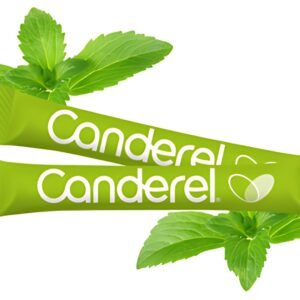 Canderel Stick Stevia, dans un présentoir en carton