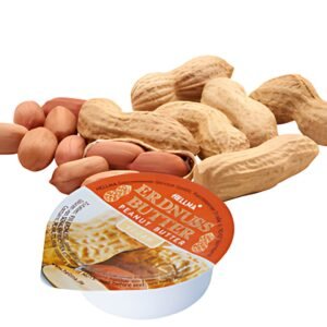 HELLMA Beurre de cacahuète, 80 portions, dans un carton