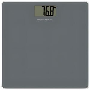 PROFI CARE Pèse-personne digital en verre PC-PW 3122, gris