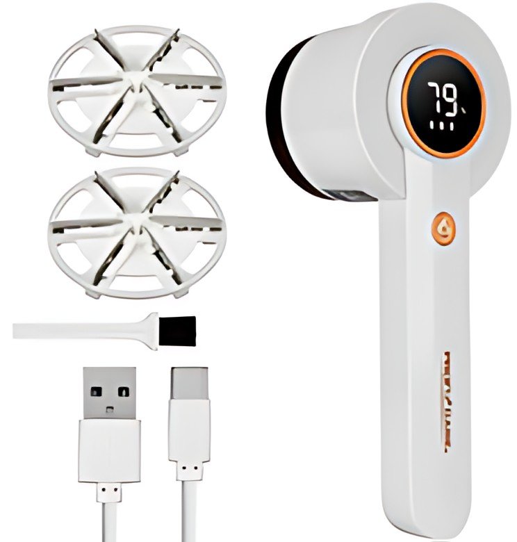 PROFI CARE  Rasoir antipeluches PC-TC 3129, USB-C, blanc