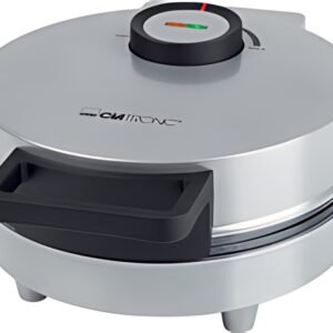 CLATRONIC Gaufrier à cornets de glace HA 3833, argent
