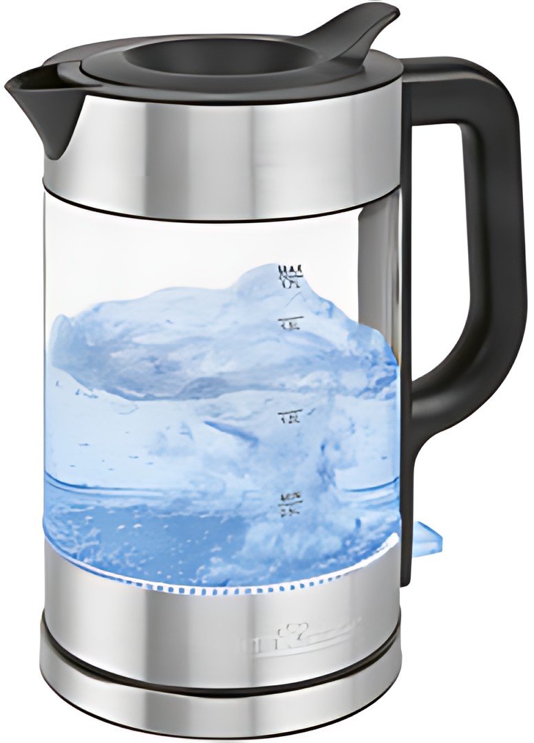 PROFI COOK Bouilloire PC-WKS 1322, 1,7 L, verre / dark inox