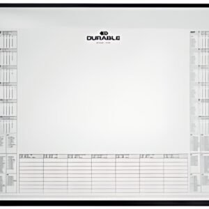DURABLE Sous-main avec bloc calendrier, PP, noir