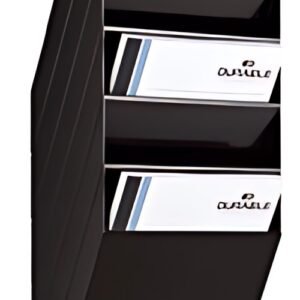 DURABLE Set porte-brochures mural "FLEXIBOXX 6", A4, noir
