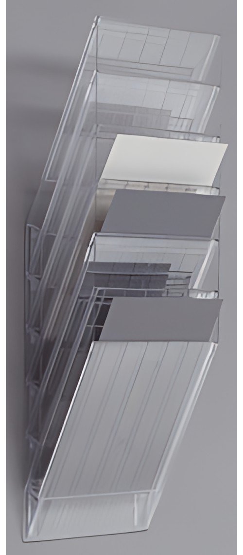 DURABLE Set porte-brochures mural "FLEXIBOXX 6", A4