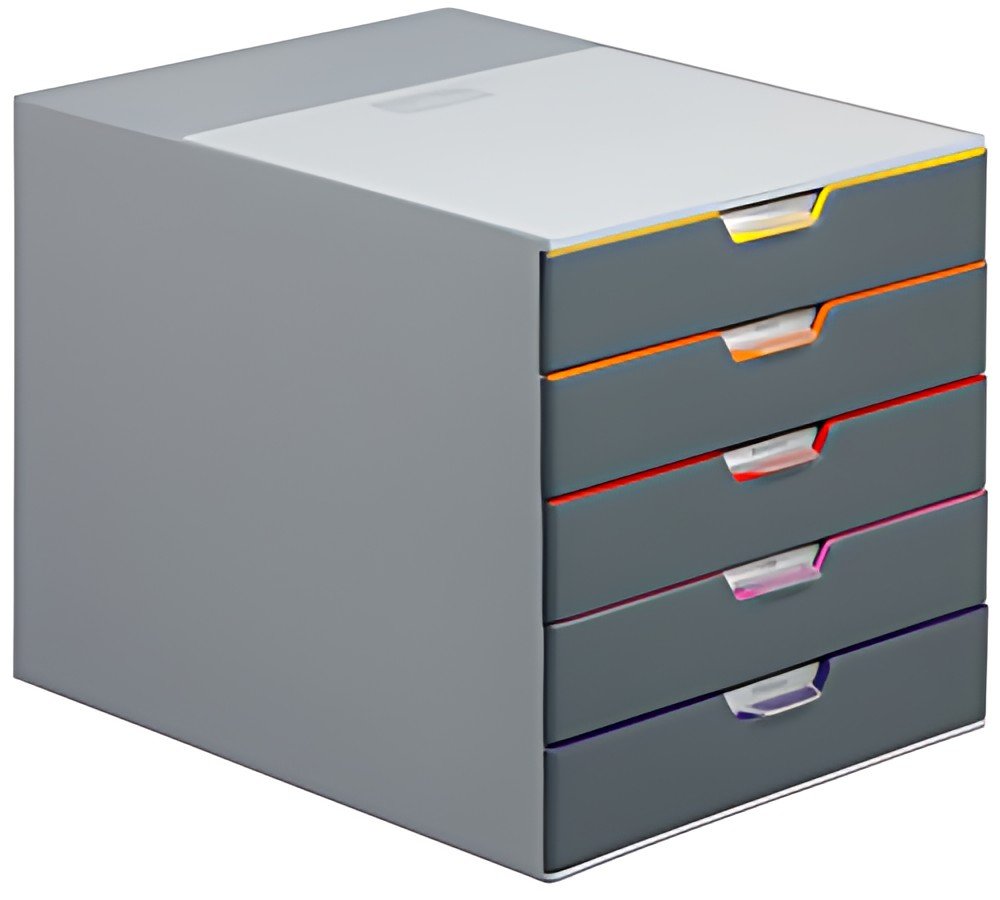 DURABLE Module de classement VARICOLOR 5, avec 5 tiroirs