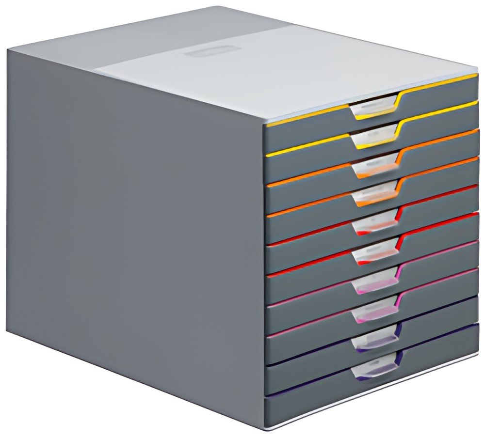 DURABLE Module de classement VARICOLOR 10, avec 10 tiroirs