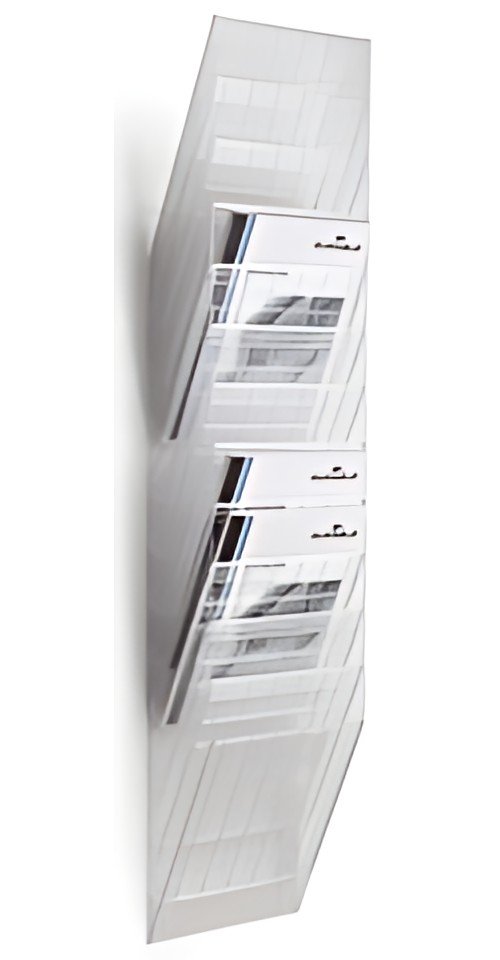 DURABLE porte-brochure mural "FLEXIBOXX 12", A4