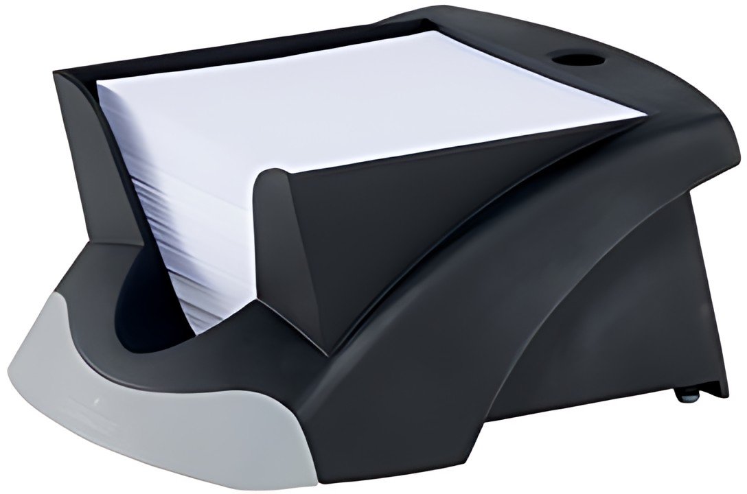 DURABLE Bloc mémo NOTE BOX VEGAS, noir/argent