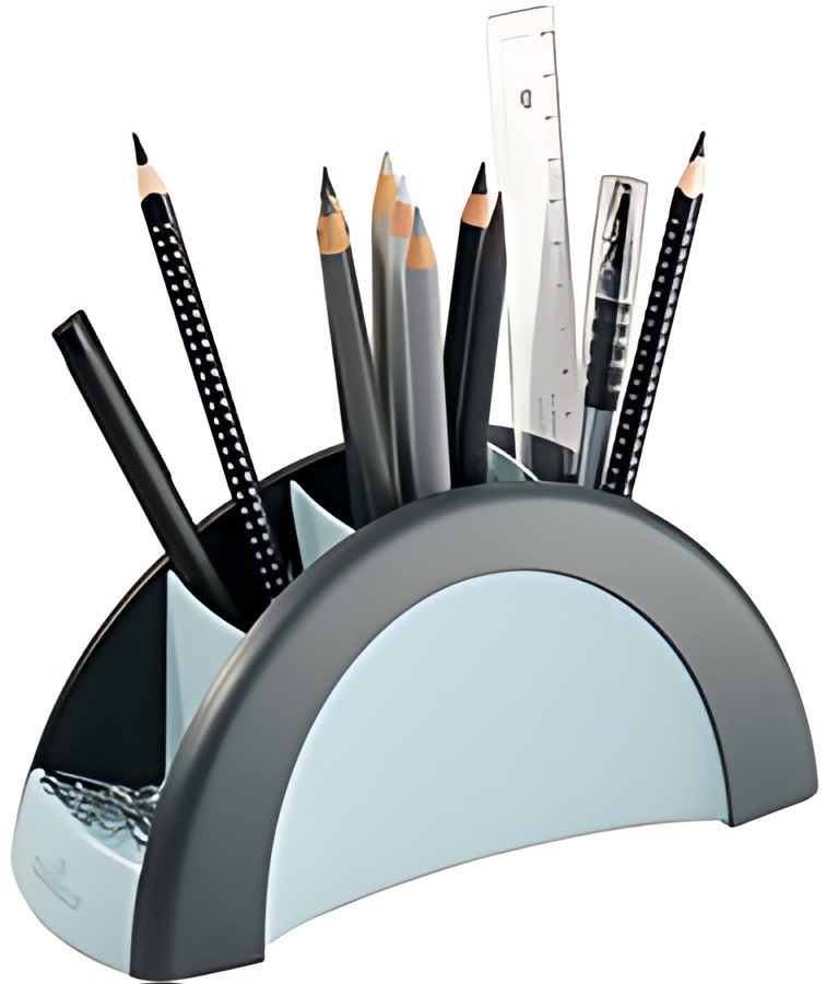 DURABLE Pot à crayons PEN HOLDER VEGAS, noir/argent