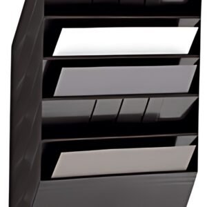 DURABLE Set porte-brochures mural "FLEXIBOXX 6", A4, noir