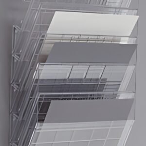 DURABLE Set porte-brochures "FLEXIBOXX 6", A4, transparent