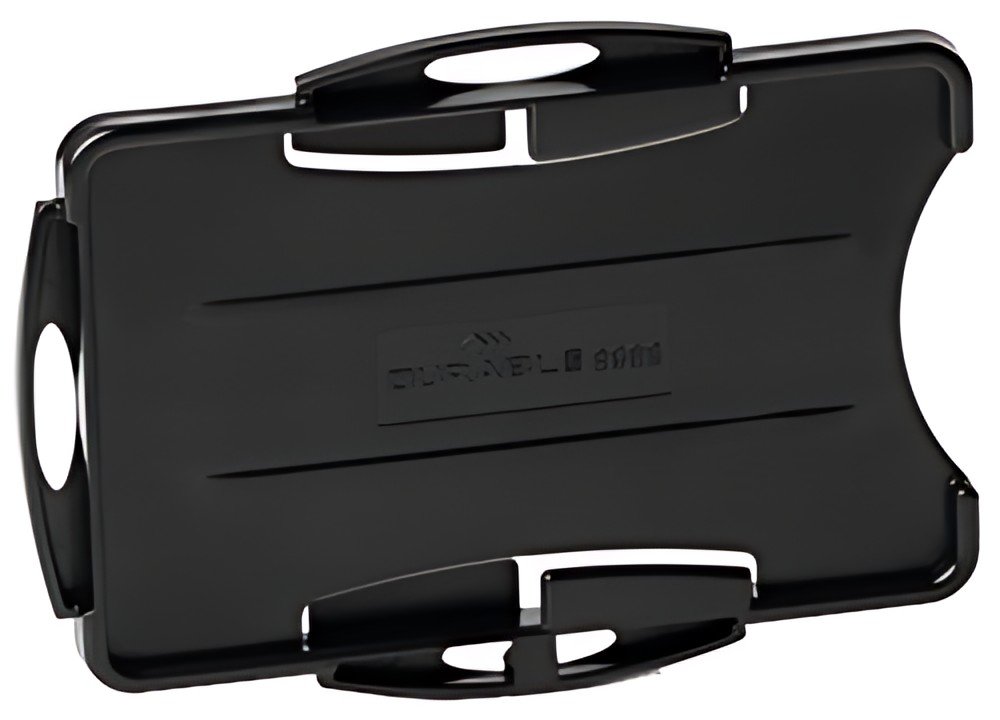 DURABLE Porte-badge "ECO", pour 2 badges, noir