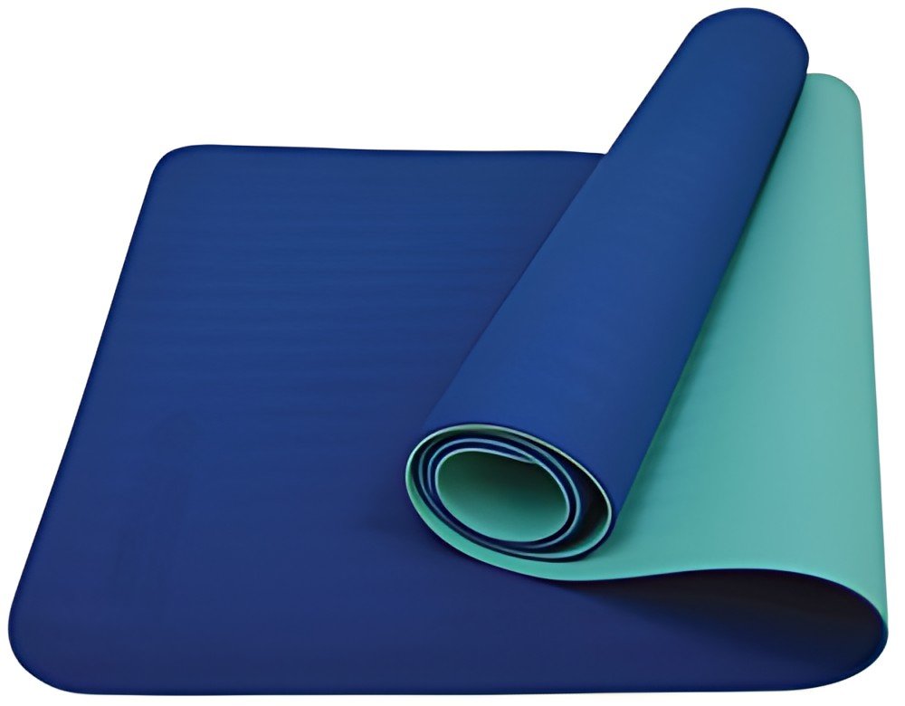SCHILDKRÖT Tapis de yoga BICOLOR, 4 mm, navy / mint