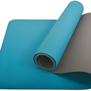 SCHILDKRÖT Tapis de yoga BICOLOR, 4 mm, pétrole/anthracite