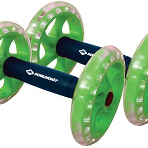 SCHILDKRÖT Roues abdominales Dual Core Wheels, noir/vert