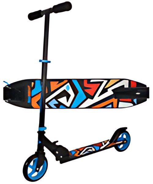 SCHILDKRÖT Trottinette Junior City Scooter Runabout, bleu