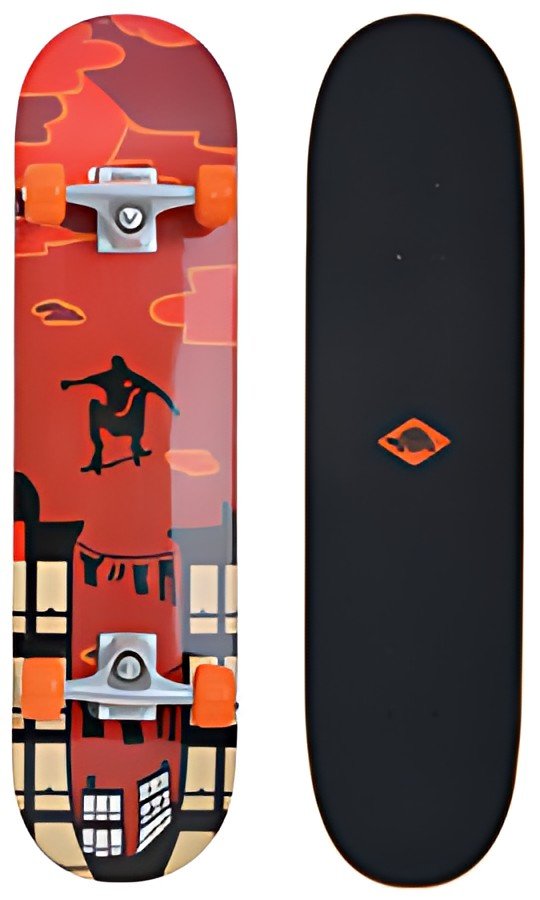 SCHILDKRÖT Skateboard "Kicker 31" Red Parkour