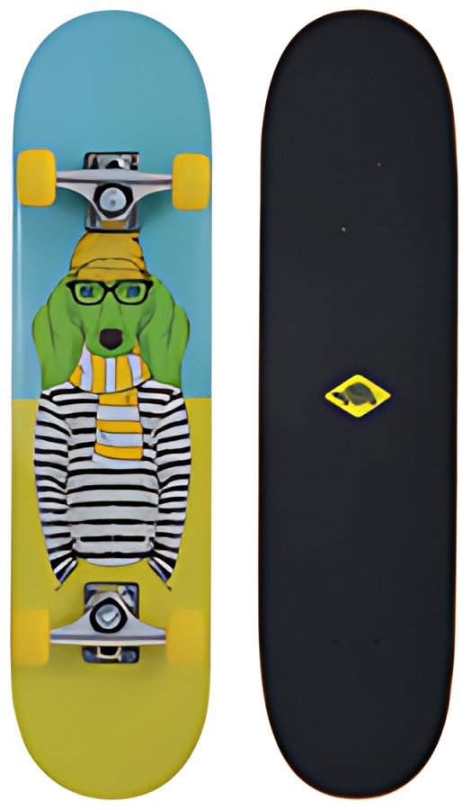 SCHILDKRÖT Skateboard "Kicker 31" Abstract