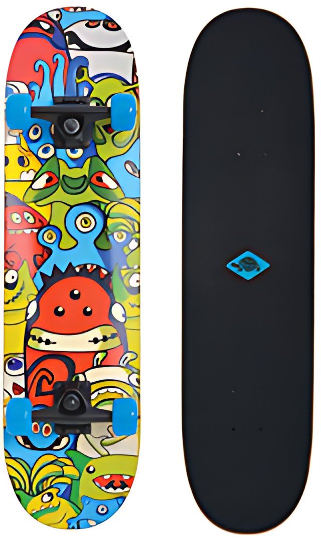SCHILDKRÖT Skateboard "Slider 31" Monsters