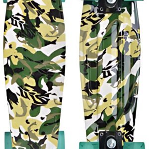 SCHILDKRÖT Skateboard rétro Free Spirit Camouflage