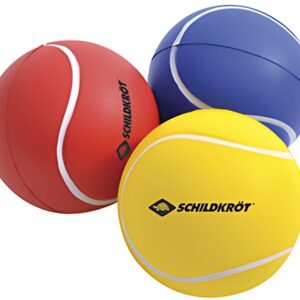 SCHILDKRÖT Balle souple, 70 mm, set de 3, couleurs assorties
