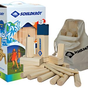 SCHILDKRÖT Jeu d'échecs suédois Kubb, en pin