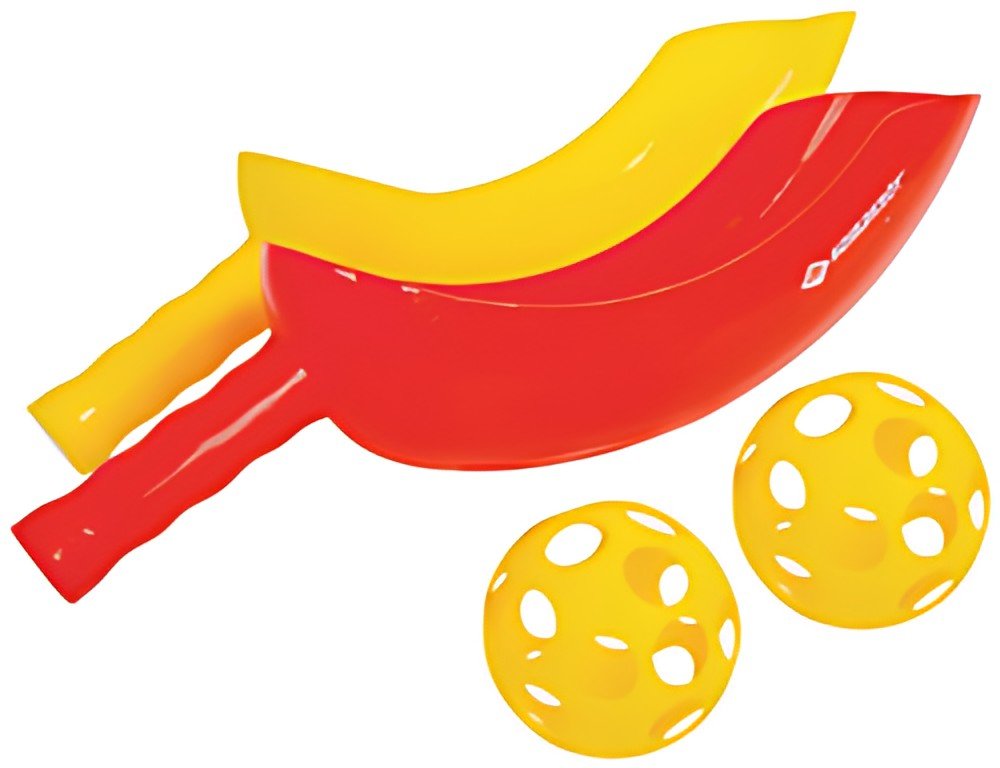 SCHILDKRÖT Jeu de lancer & de réception "Scoop Ball", jaune
