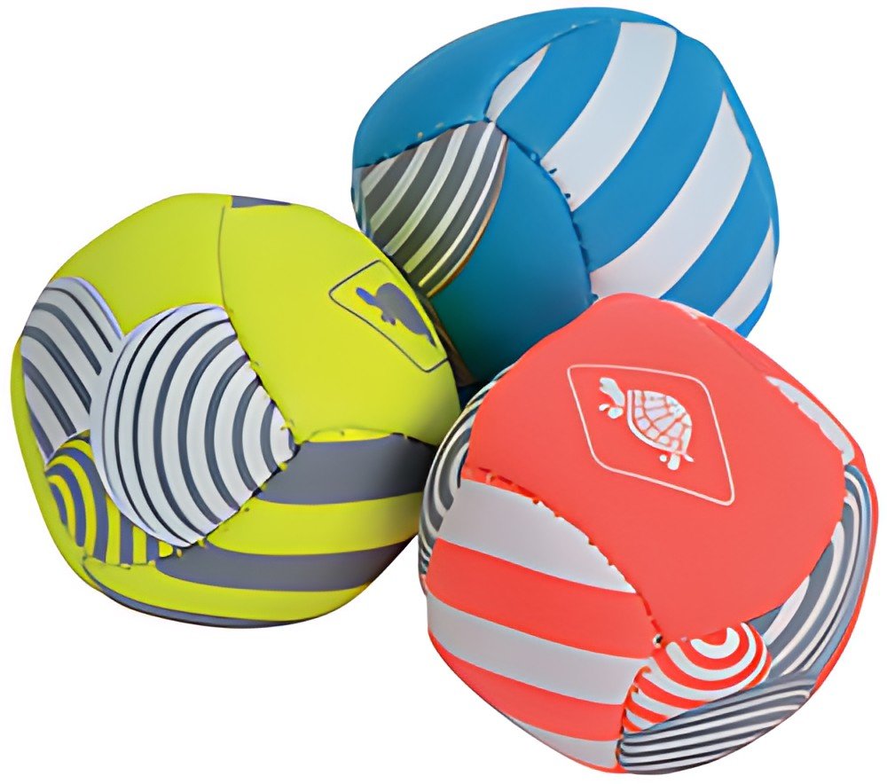 SCHILDKRÖT Mini balle en néoprène, set de 3