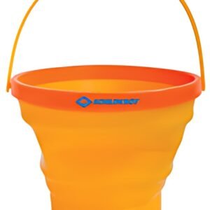 SCHILDKRÖT Seau de plage, pliable, orange