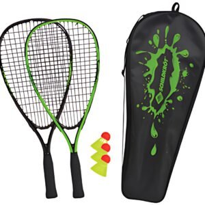 SCHILDKRÖT Set de speed badminton, noir / vert