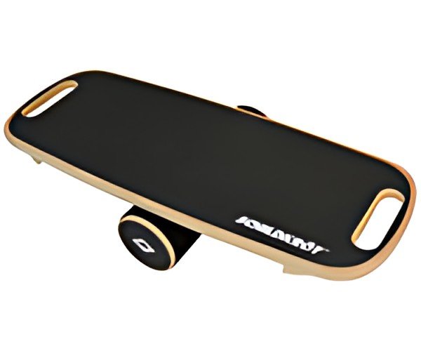 SCHILDKRÖT Balance Board Wave, en bois véritable, noir
