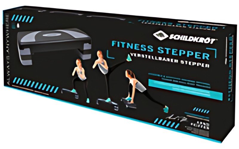 SCHILDKRÖT Stepper de fitness, bleu/gris