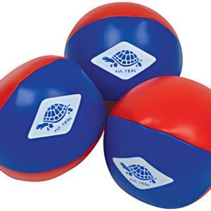 SCHILDKRÖT Balle de jonglage, set de 3, rouge/bleu