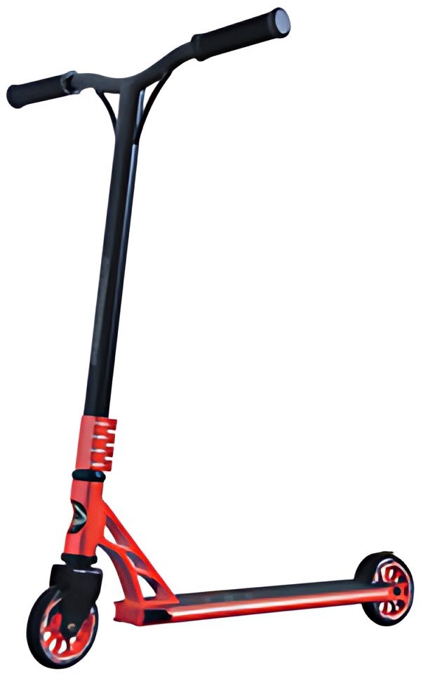SCHILDKRÖT Trottinette freestyle Flipwhip Rouge métallisé