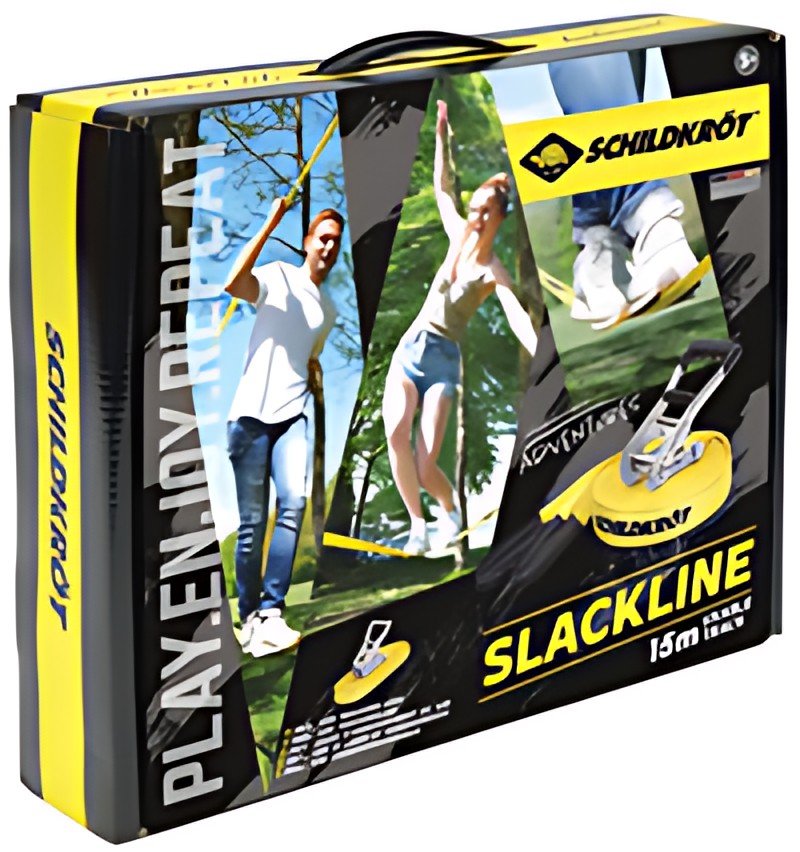 SCHILDKRÖT Slackline, longueur: 15 m, jaune