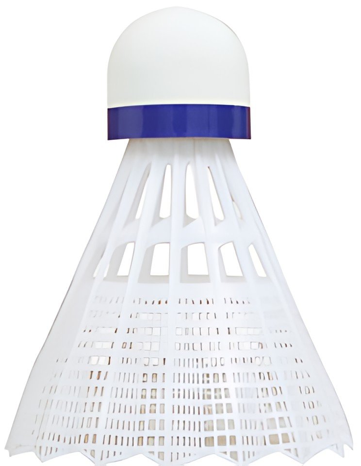 TALBOT torro Volant de badminton Tech 350, moyen, blanc/bleu