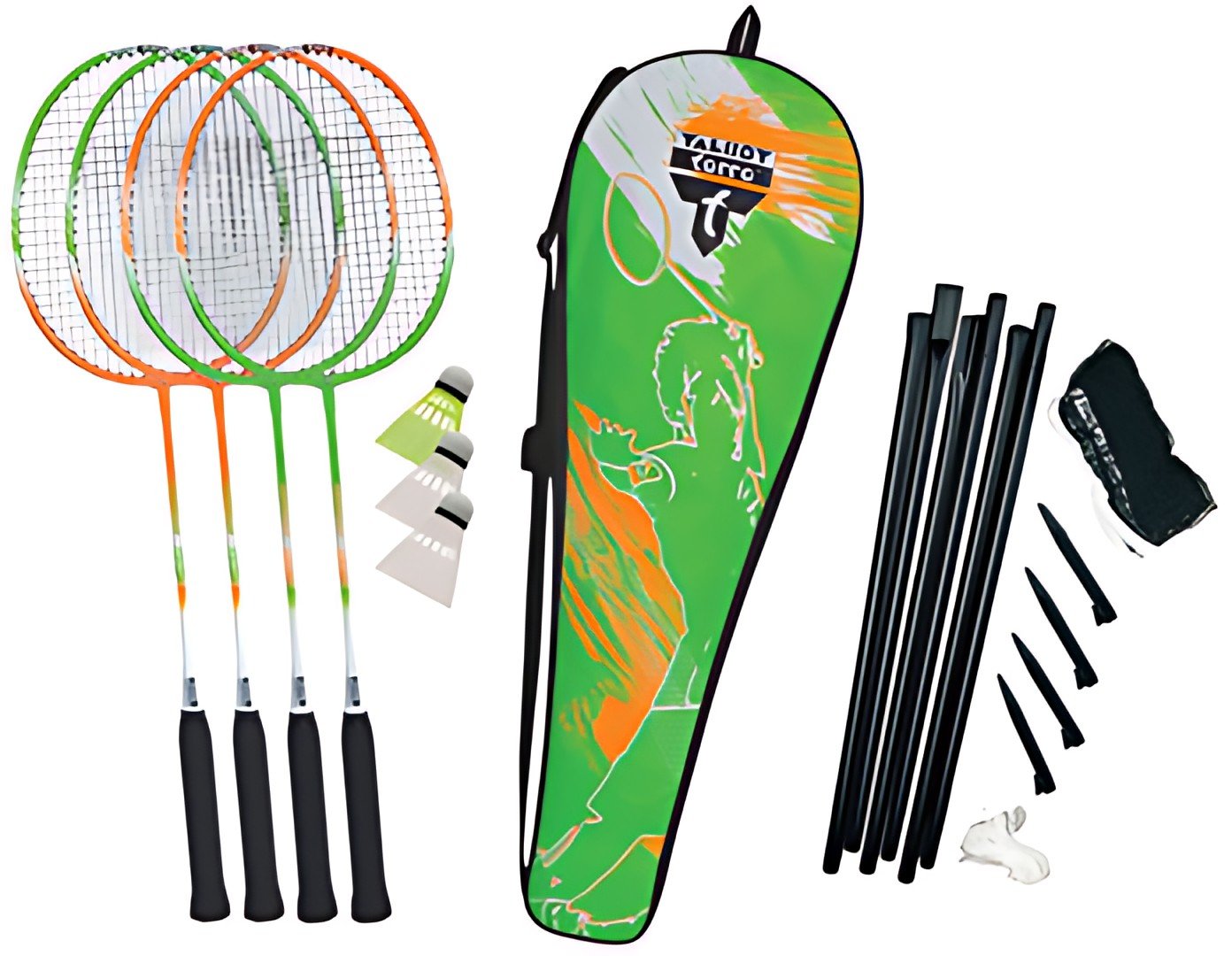 TALBOT torro Set de badminton "4 Attacker Plus"