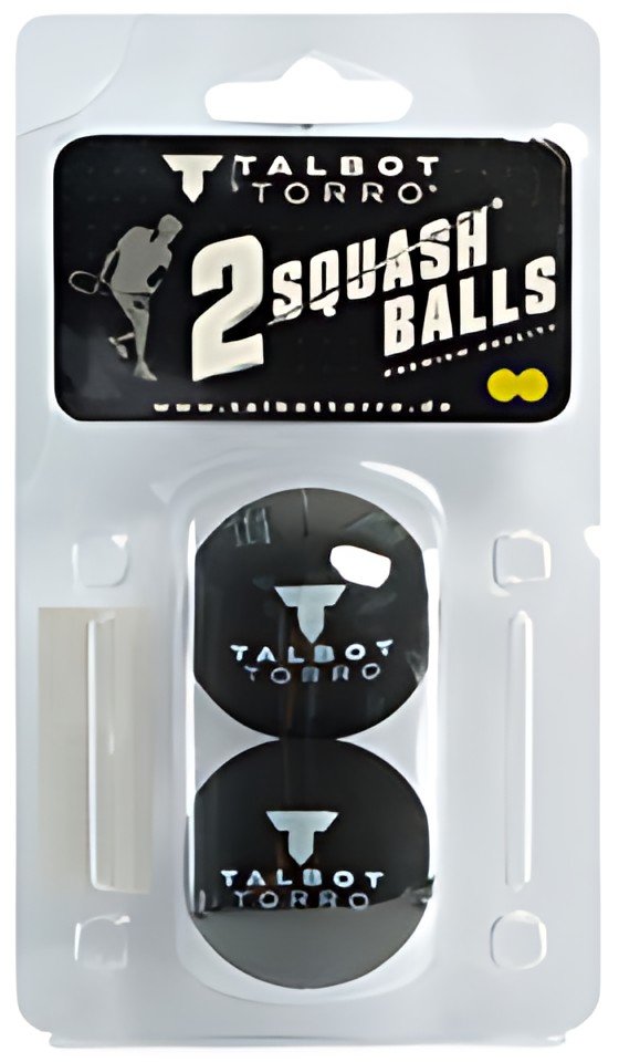 TALBOT torro Balle de squash, extra lent, noir/jaune