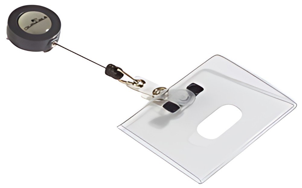 DURABLE Porte-badge, en PVC souple, 85 x 54 mm