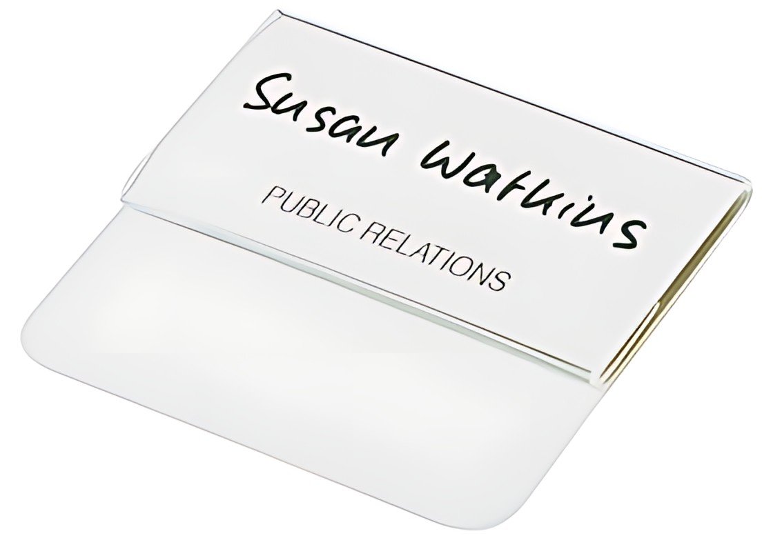 DURABLE Porte-badge, avec languette, 75 x 40 mm