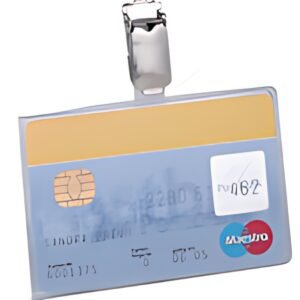 DURABLE Porte-badge, avec clip, 54 x 90 mm, format paysage