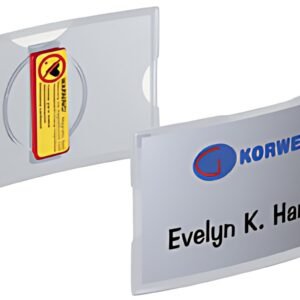 DURABLE Badge KONVEX, avec aimant, 75 x 40 mm