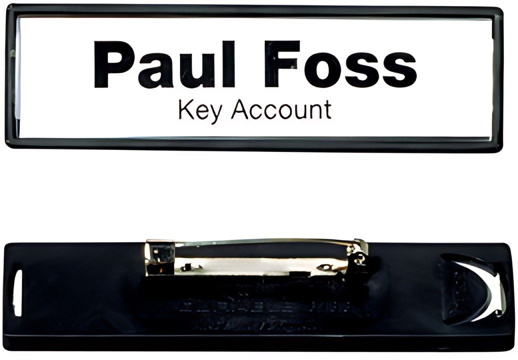 DURABLE Porte-badge Clip-Card avec épingle, 67 x 17 mm