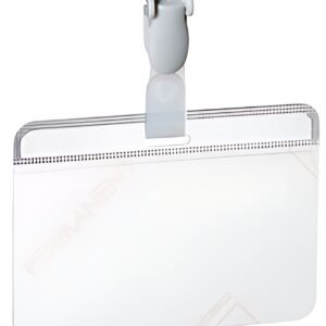 DURABLE Porte-badge plastifié, avec clip, 90 x 54 mm