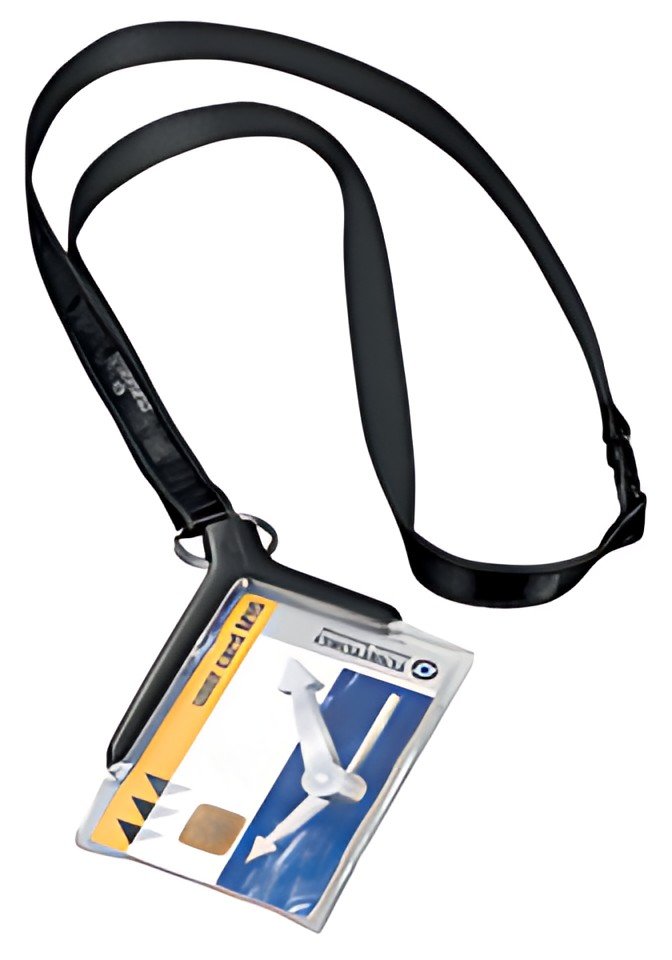 DURABLE Porte-badge CARD HOLDER DELUXE, avec porte-carte