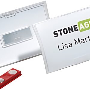 DURABLE Badge Click Fold, avec aimant, 90 x 54 mm, flexible