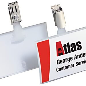 DURABLE Porte-badge Click Fold, avec clip, 90 x 54 mm
