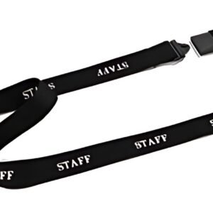 DURABLE Lacet textile 20 STAFF, longueur : 440 mm, noir
